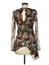 Vestique 100% Nylon Floral Brown Romper Size M - photo 2