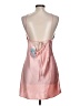 Double Zero 100% Polyester Metallic Pink Cocktail Dress Size L - photo 2