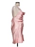 Double Zero 100% Polyester Metallic Pink Cocktail Dress Size L - photo 4