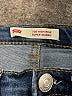Levi's Solid Blue Jeans Size 8 - photo 3