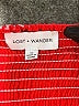 Lost + Wander 100% Rayon Red 3/4 Sleeve Blouse Size M - photo 7