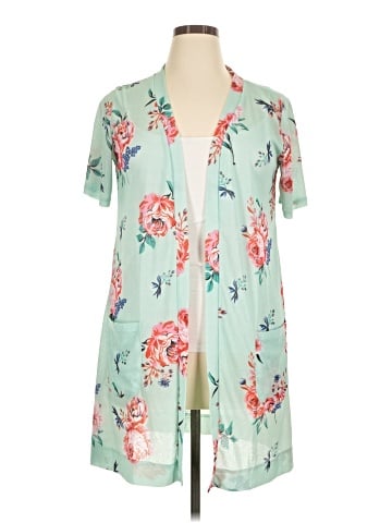 Tickled Teal Kimono (view 1)