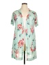Tickled Teal Teal Kimono Size XL - photo 1