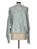 Sincerely Jules Metallic Teal Pullover Sweater Size L - photo 2