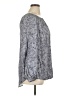 Krazy Kat 100% Rayon Paisley Gray Long Sleeve Blouse Size 1X - photo 4
