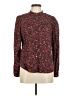 Ann Taylor LOFT Floral Orange Long Sleeve Blouse Size M - photo 1