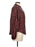 Ann Taylor LOFT Floral Orange Long Sleeve Blouse Size M - photo 4