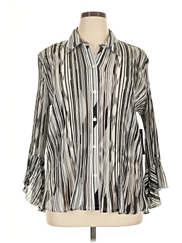 Essentials by Milano 3/4 Sleeve Blouse (view 1)