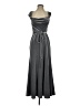 MARCHESA notte 100% Polyester Gray Cocktail Dress Size 4 - photo 1