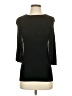 VERTIGO Solid Black 3/4 Sleeve Top Size S - photo 1
