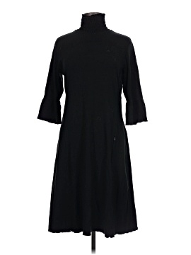 knee length dresses for ladies Pre-Loved Athleta Women's Winward Wrap Midi Dress Black Size XS  Elle &  Beck