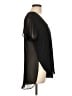 CALVIN KLEIN JEANS 100% Polyester Black Short Sleeve Blouse Size L - photo 4