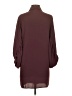19 Cooper 100% Polyester Burgundy 3/4 Sleeve Blouse Size XS - photo 2