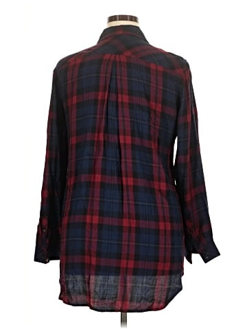 Go Silk 3/4 Sleeve Button-Down Shirt (view 2)