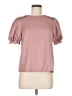 Shein 100% Polyester Pink Short Sleeve Blouse Size 6 - photo 1