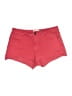 FRAME Denim Solid Red Shorts Size 27 waist - photo 1