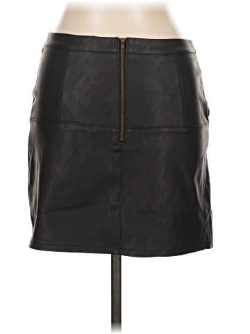 Stella Luce Faux Leather Skirt (view 2)