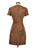 Guess 100% Polyurethane Brown Casual Dress Size S - photo 2