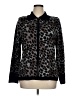 misook 100% Acrylic Animal Print Black Jacket Size XL - photo 1