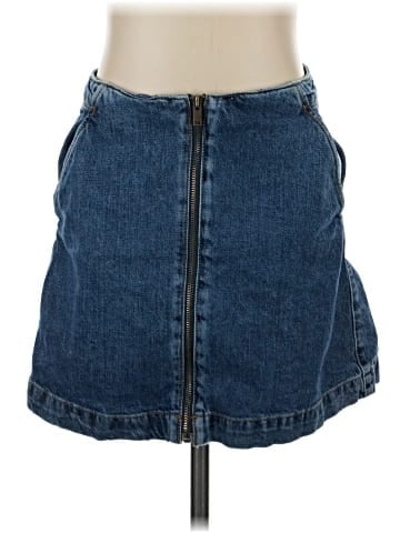 Trafaluc by Zara Denim Skirt (view 1)
