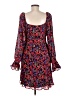 Dee Elly 100% Polyester Print Red Casual Dress Size M - photo 2
