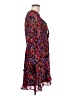 Dee Elly 100% Polyester Print Red Casual Dress Size M - photo 4