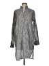 blu Threads 100% Cotton Gray Casual Dress Size S - photo 1
