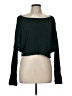 Express 100% Cotton Green Pullover Sweater Size M - photo 1