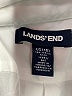 Lands' End 100% Cotton Solid Ivory White Short Sleeve Button-Down Shirt Size 18 - photo 3