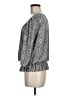 Joie Silver Long Sleeve Blouse Size M - photo 5