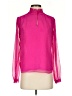 Ann Taylor 100% Polyester Pink Long Sleeve Blouse Size XXS - photo 1
