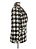Blank NYC 100% Polyester Houndstooth Gray Coat Size M - photo 4