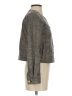 White House Black Market Tweed Gray Jacket Size 2 - photo 4