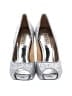 Badgley Mischka Silver Heels Size 7 1/2 - photo 2