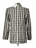 MNG Checkered-gingham Gray Ivory Blazer Size L - photo 2
