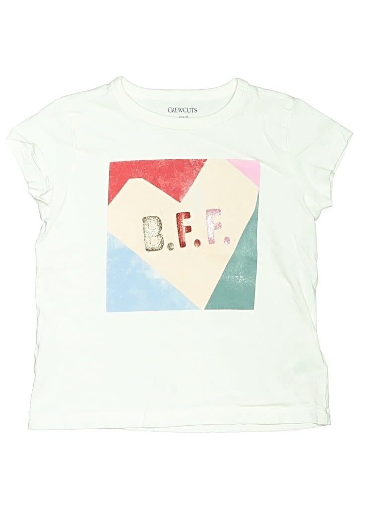 Pre-owned Crewcuts Kids' Short Sleeve T-shirt In Green