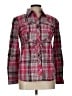 Pepe Jeans Plaid Red Long Sleeve Button-Down Shirt Size L - photo 1