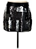 Express Design Studio 100% Polyester Silver Casual Skirt Size 8 - photo 1