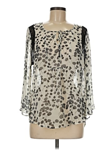 Black Rainn 3/4 Sleeve Blouse (view 1)