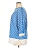 Rafaella Blue 3/4 Sleeve Top Size 1X - photo 5