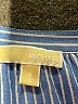 MICHAEL Michael Kors Stripes Blue Long Sleeve Button-Down Shirt Size S - photo 7