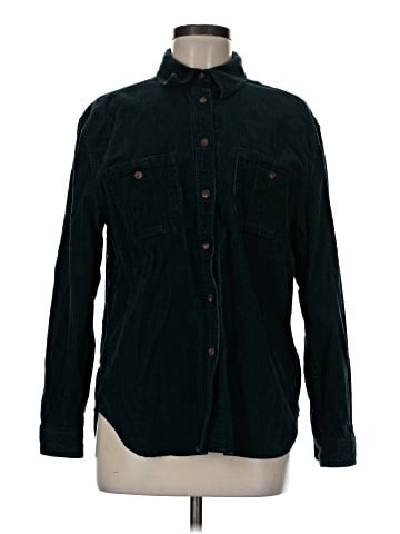 Karen Scott Long Sleeve Button-Down Shirt (view 1)