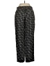 Theory 100% Silk Houndstooth Black Silk Pants Size 0 - photo 2