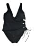 Unbranded Solid Black One Piece Swimsuit Size 18 - photo 1