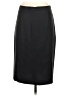 Theory Solid Black Wool Skirt Size 4 - photo 2