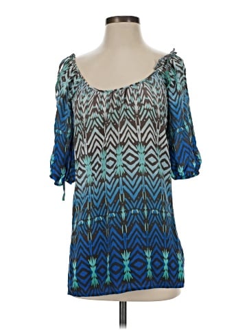 GUESS by Marciano Short Sleeve Blouse (view 1)