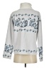 Rachel Zoe TJX Paisley Silver Pullover Sweater Size S - photo 2