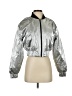 Zumba Wear 100% Nylon Metallic Silver Jacket Size XS - photo 1