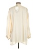 Zara 100% Polyester Ivory Long Sleeve Blouse Size S - photo 2