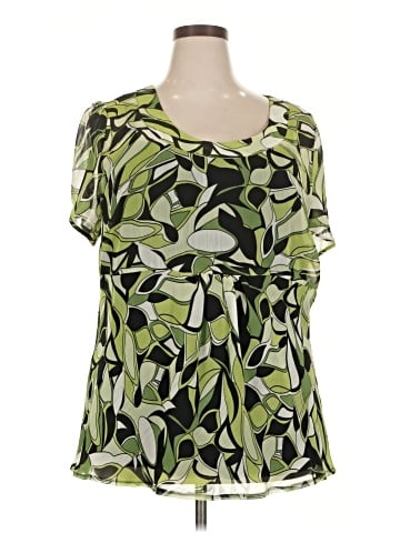 Essentials by Milano Short Sleeve Blouse (view 1)